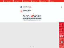 Tablet Screenshot of medi-waste.com